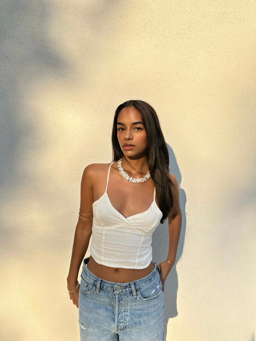 Newport Necklace - White