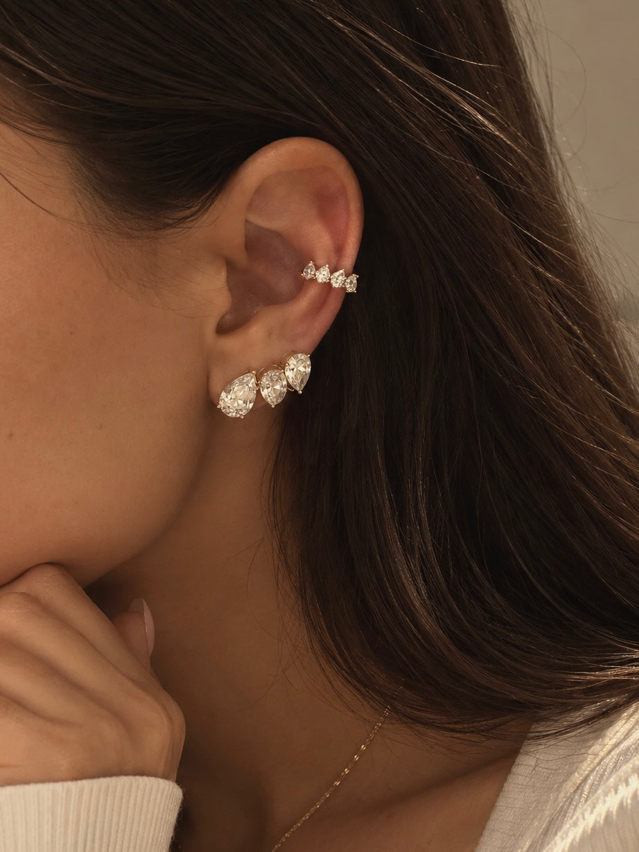 Pear Crown Cuff