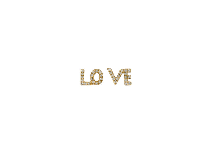 Love Stud Earrings