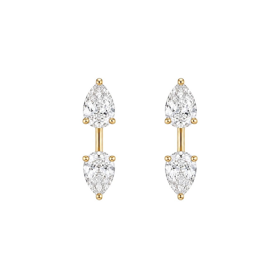 Double Pear Shape Earrings (Pre-Order)